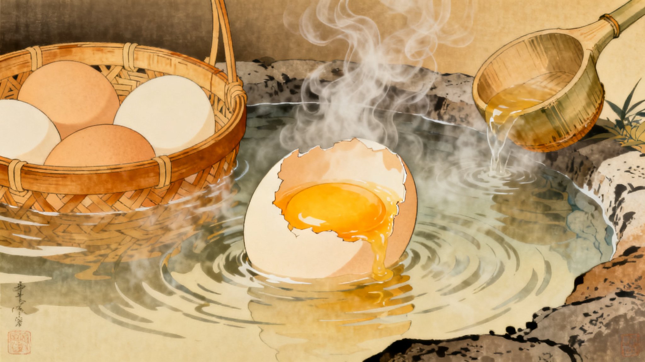 溫泉蛋的科學 — 為什麼溫泉蛋特別好吃